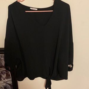 Flowy 3/4 length top